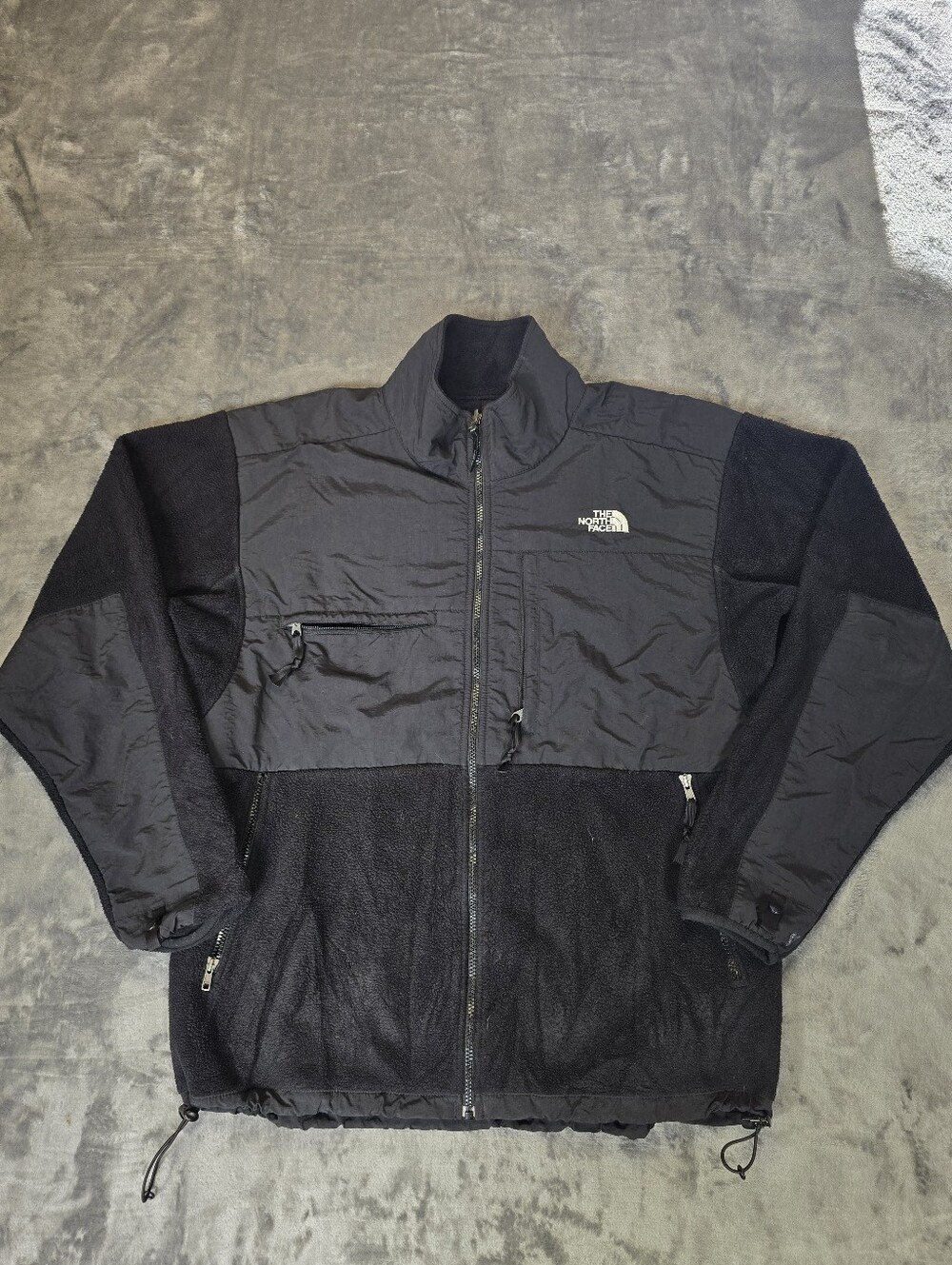 The North Face Denali Full Zip Fleece Jacket Sweater Size Large Black